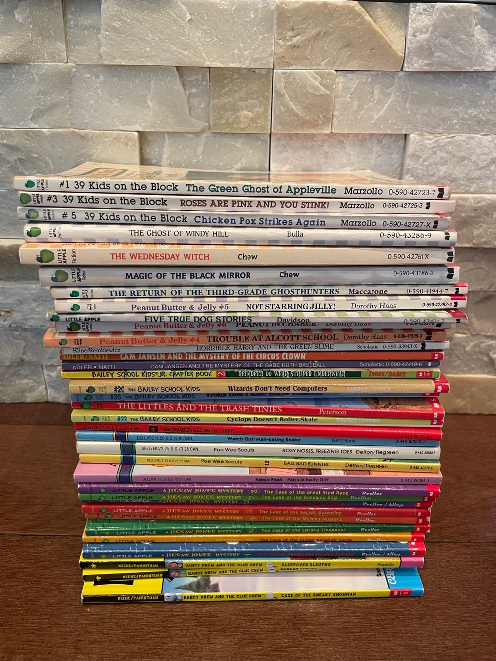 Stack of Children's Chapter Books - Grades 2-3